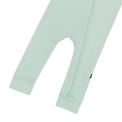 Zippered Romper in Sage