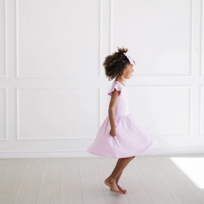 Pocket Dress in Thistle