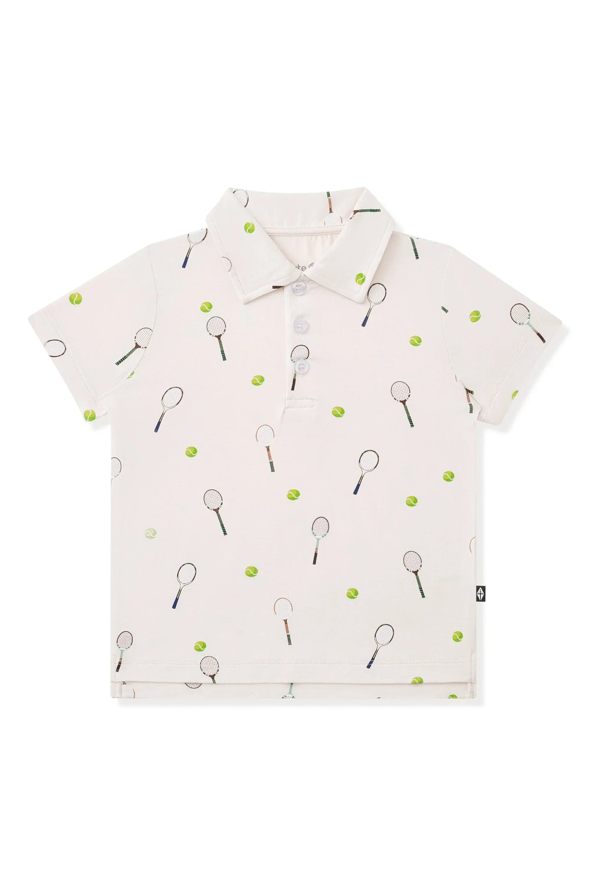 Toddler Short Sleeve Polo in Tennis