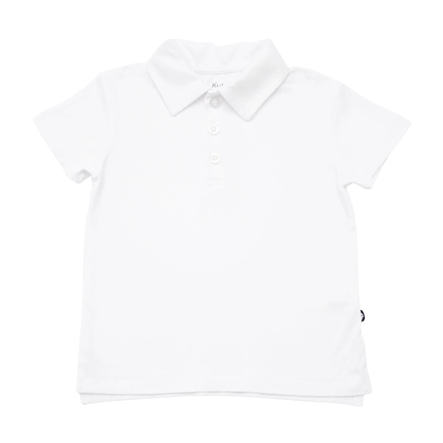 Toddler Short Sleeve Polo in Snow
