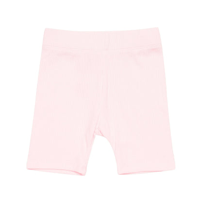 Ribbed Toddler Biker Shorts in Sakura