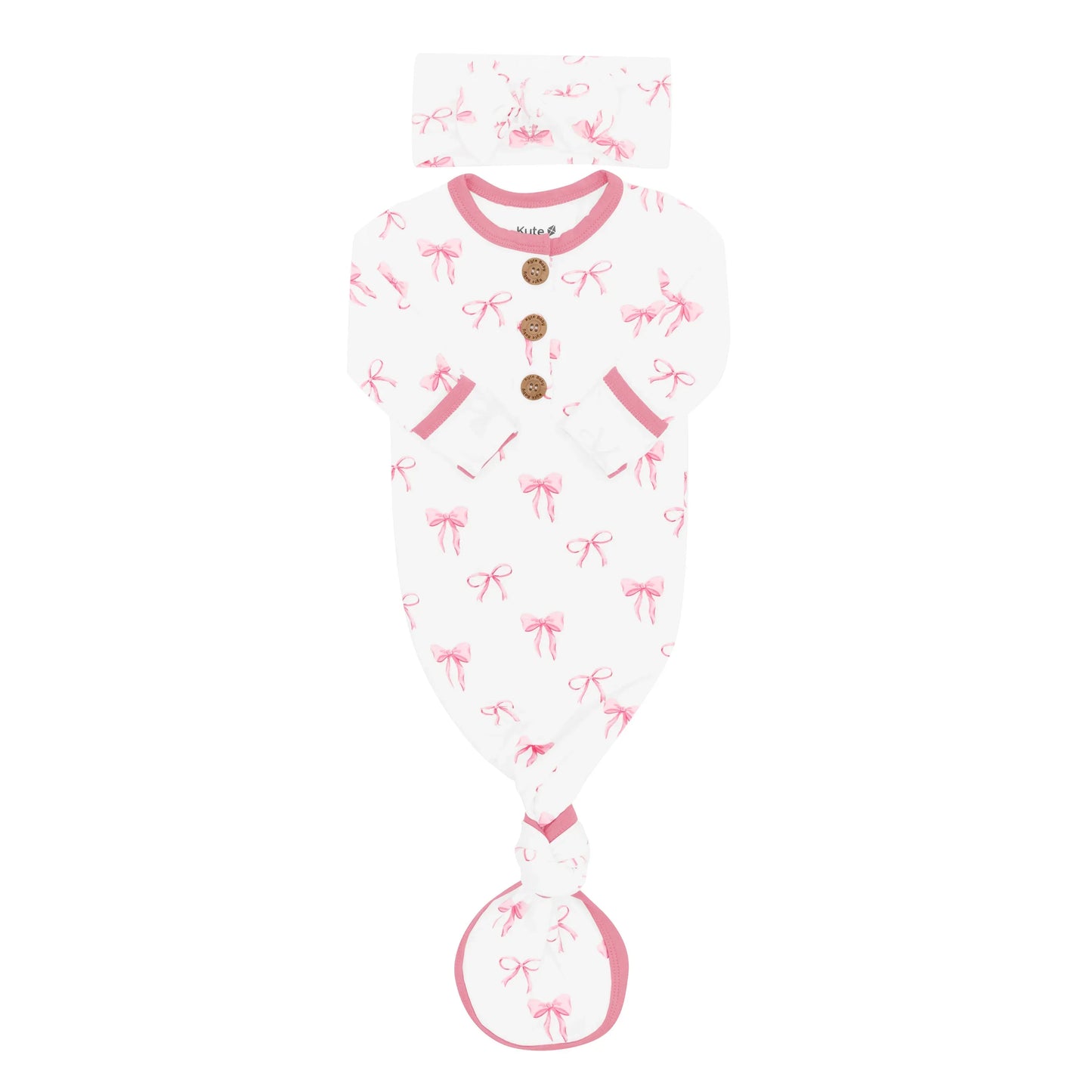 Knotted Gown with Bow Set in Bow