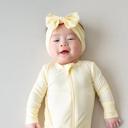 Bow Headband in Chamomile