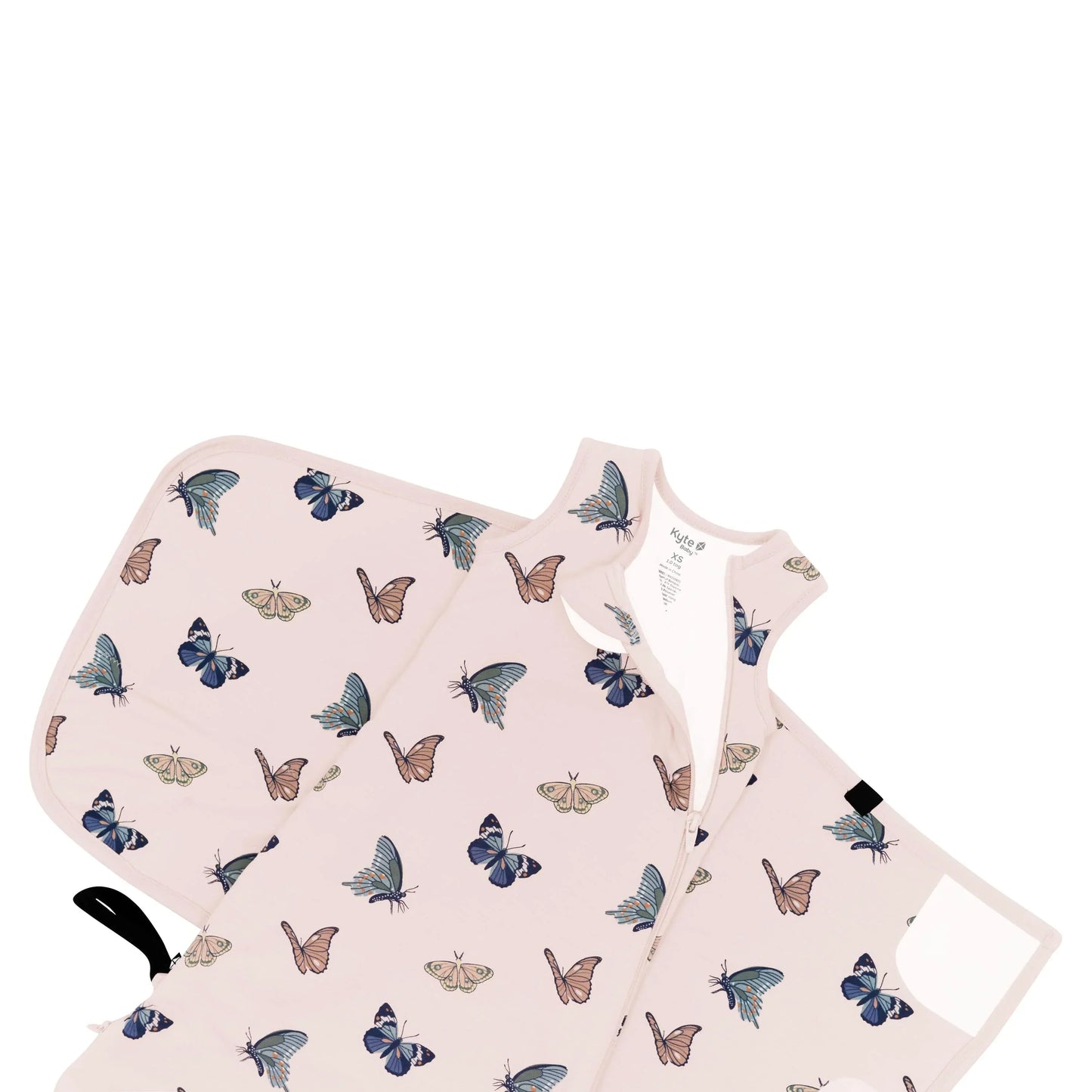 Sleep Bag Swaddler in Blush Butterfly 1.0