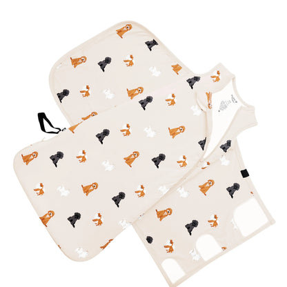 Sleep Bag Swaddler in Fluffy Dog 1.0
