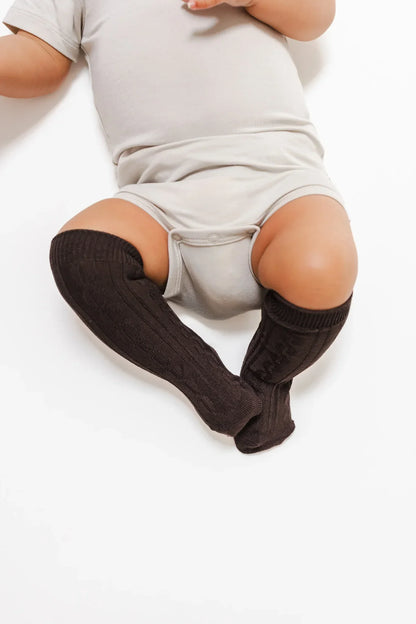 Knee High Socks in Espresso