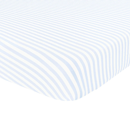 Twin Sheet in Small Mist Stripe