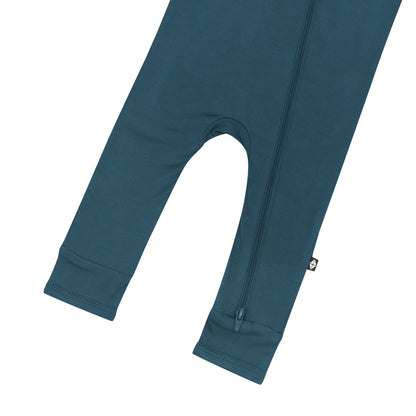 Zippered Romper in Atlantic