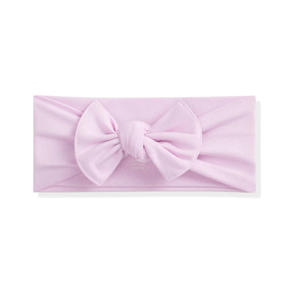 Knotted Bow Headband in Thistle