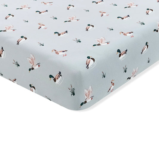 Twin Sheet in Mallard Duck