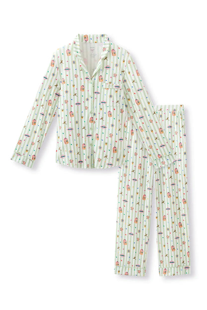 Long-Sleeved Women's Pajama Set in Honeydukes