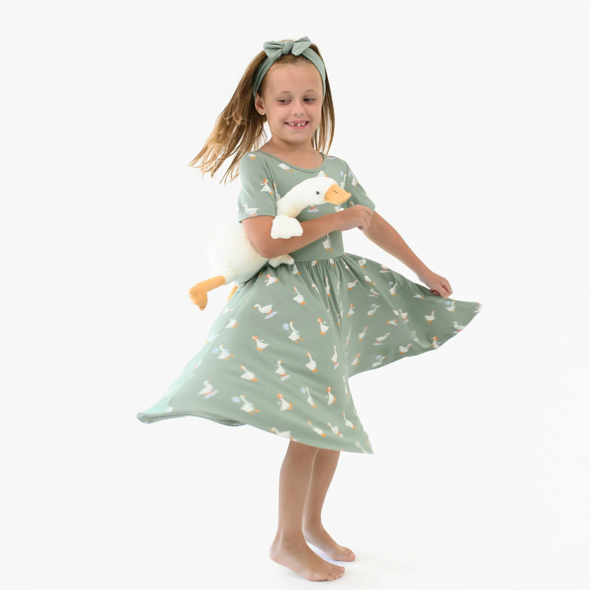 Twirl Dress in Silly Goose