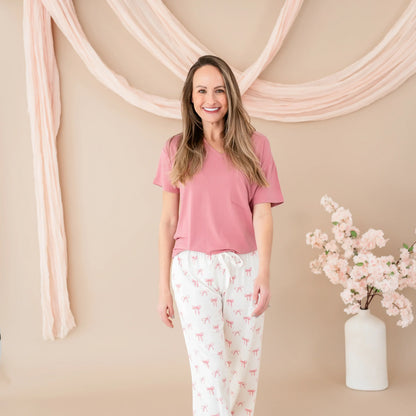 Women's Lounge Pants in Bow