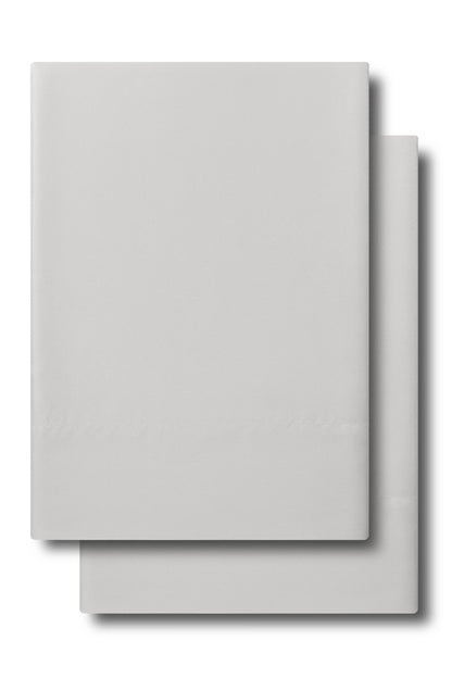 Bamboo Sateen Pillowcase Set in Dove Gray