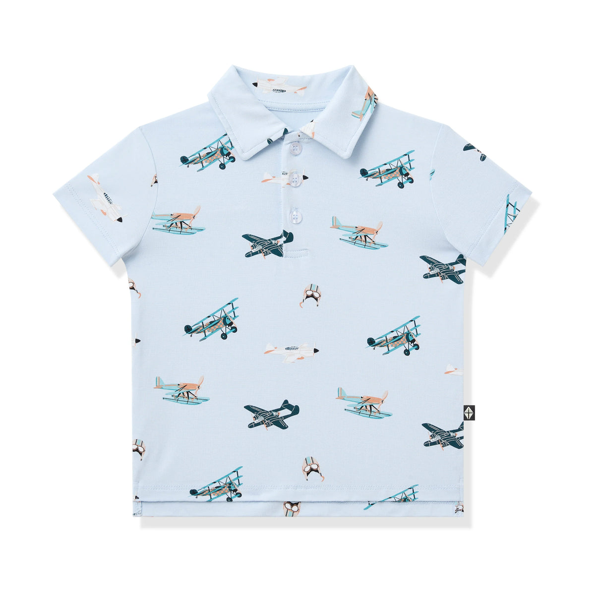 Toddler Short Sleeve Polo in Take Off
