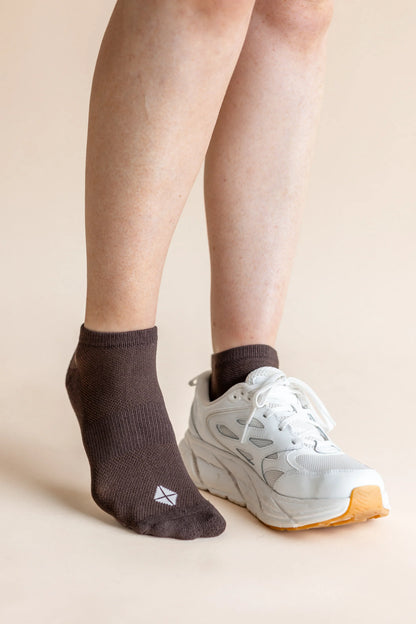 Women's Ankle Socks 3-Pack in Cafe