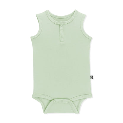 Sleeveless Bodysuit in Basil