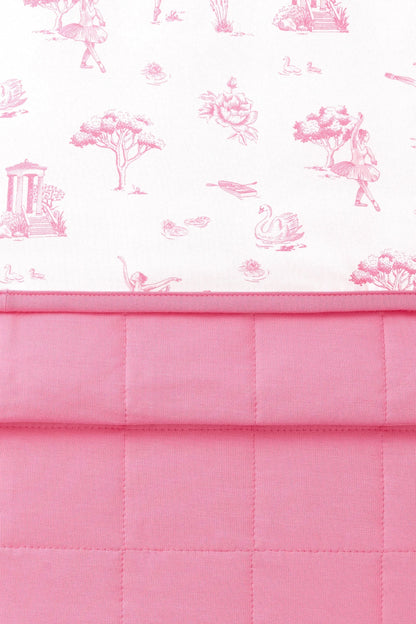 Baby Blanket in Toile Ballet