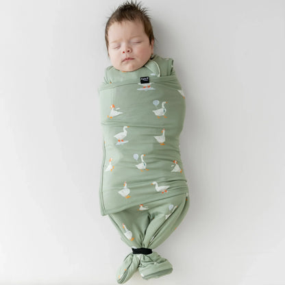 Sleep Bag Swaddler in Silly Goose 1.0
