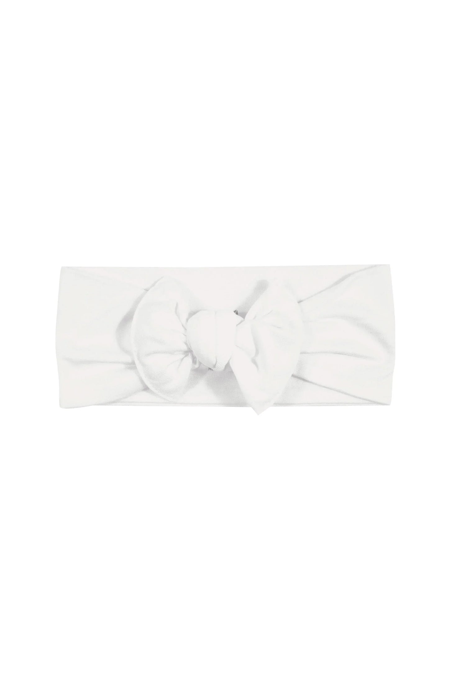 Knotted Bow Headband in Cloud