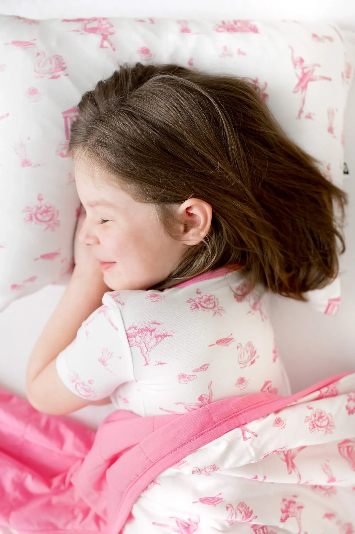 Standard Pillowcase in Toile Ballet