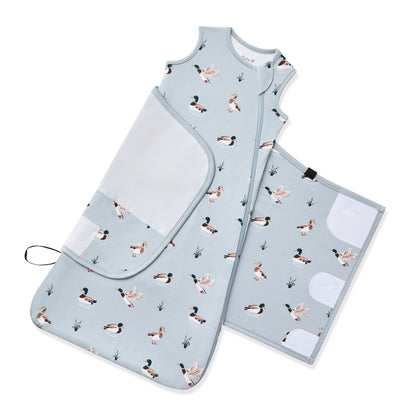 Sleep Bag Swaddler in Mallard Duck 0.5