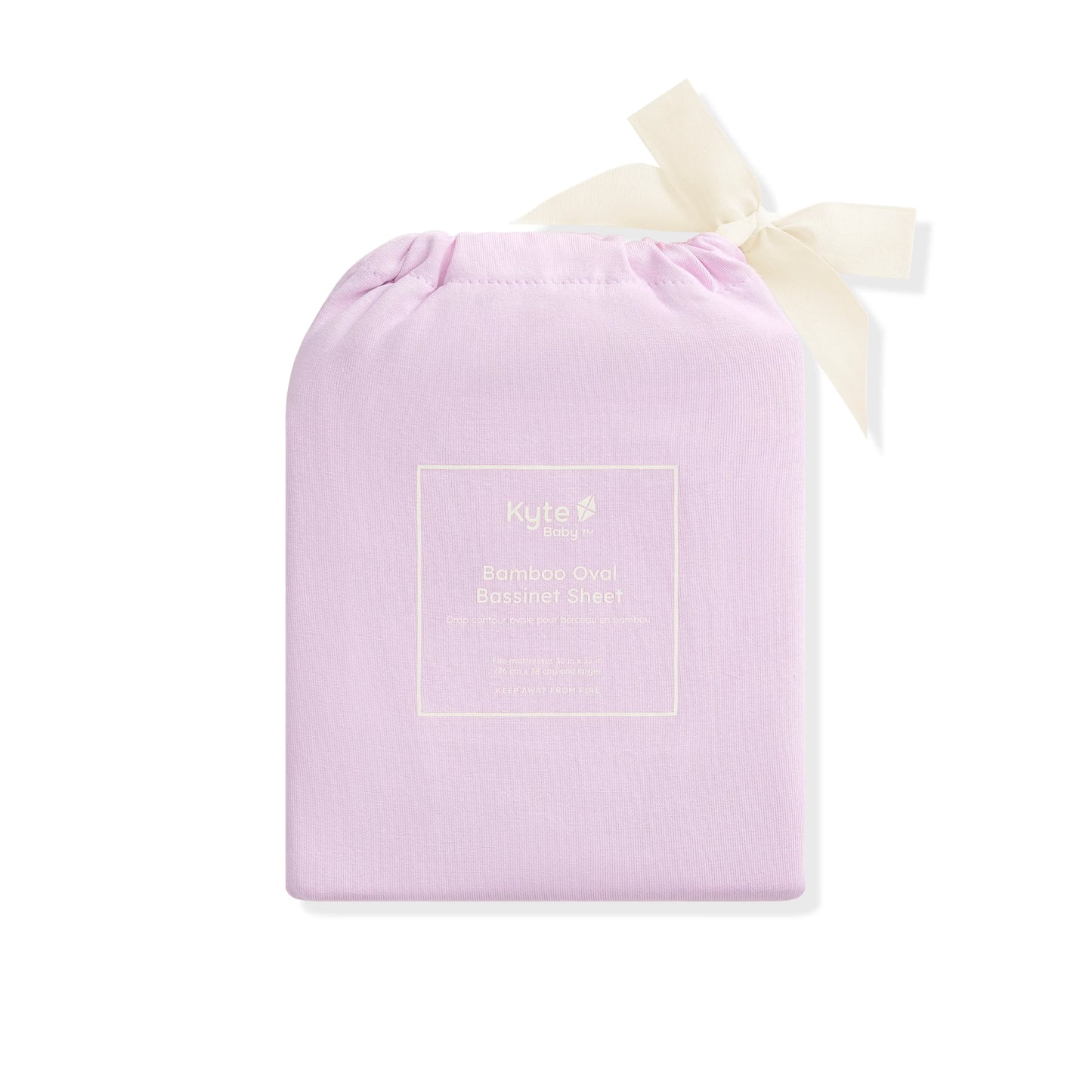 Oval Bassinet Sheet in Thistle