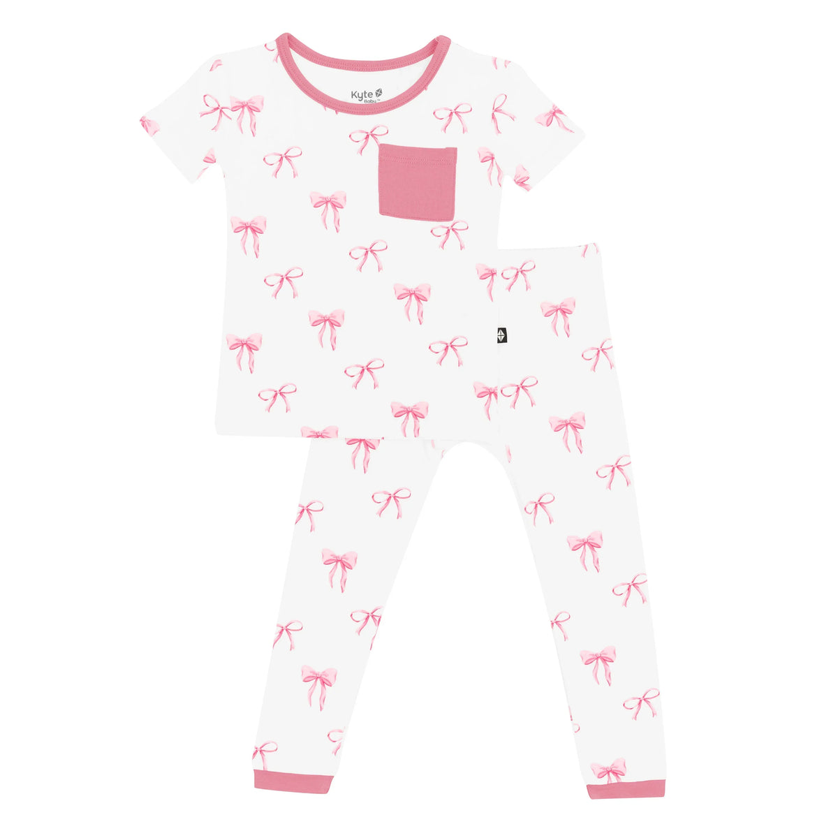 Short Sleeve with Pants Pajamas in Bow