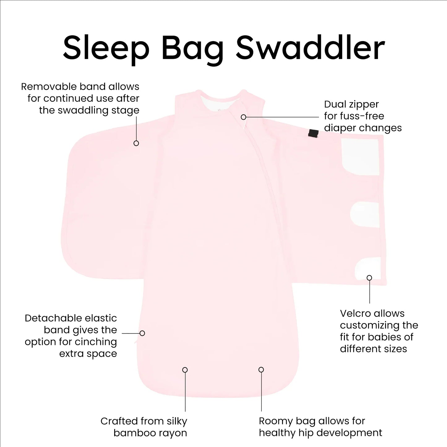 Sleep Bag Swaddler in Sakura 1.0