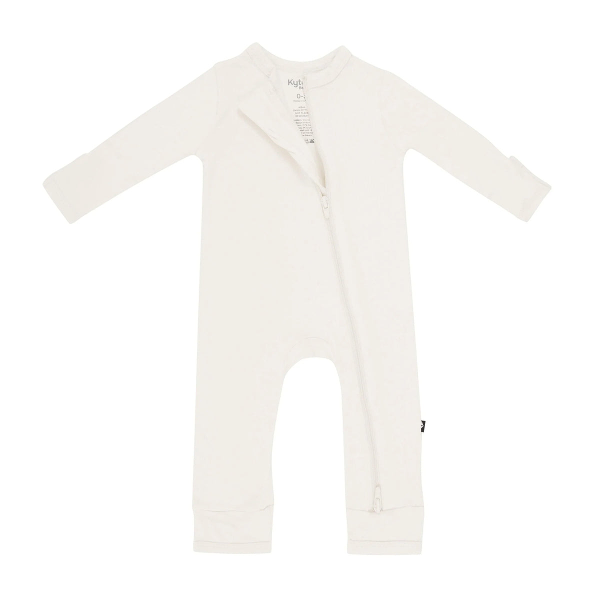 Zippered Romper in Oat