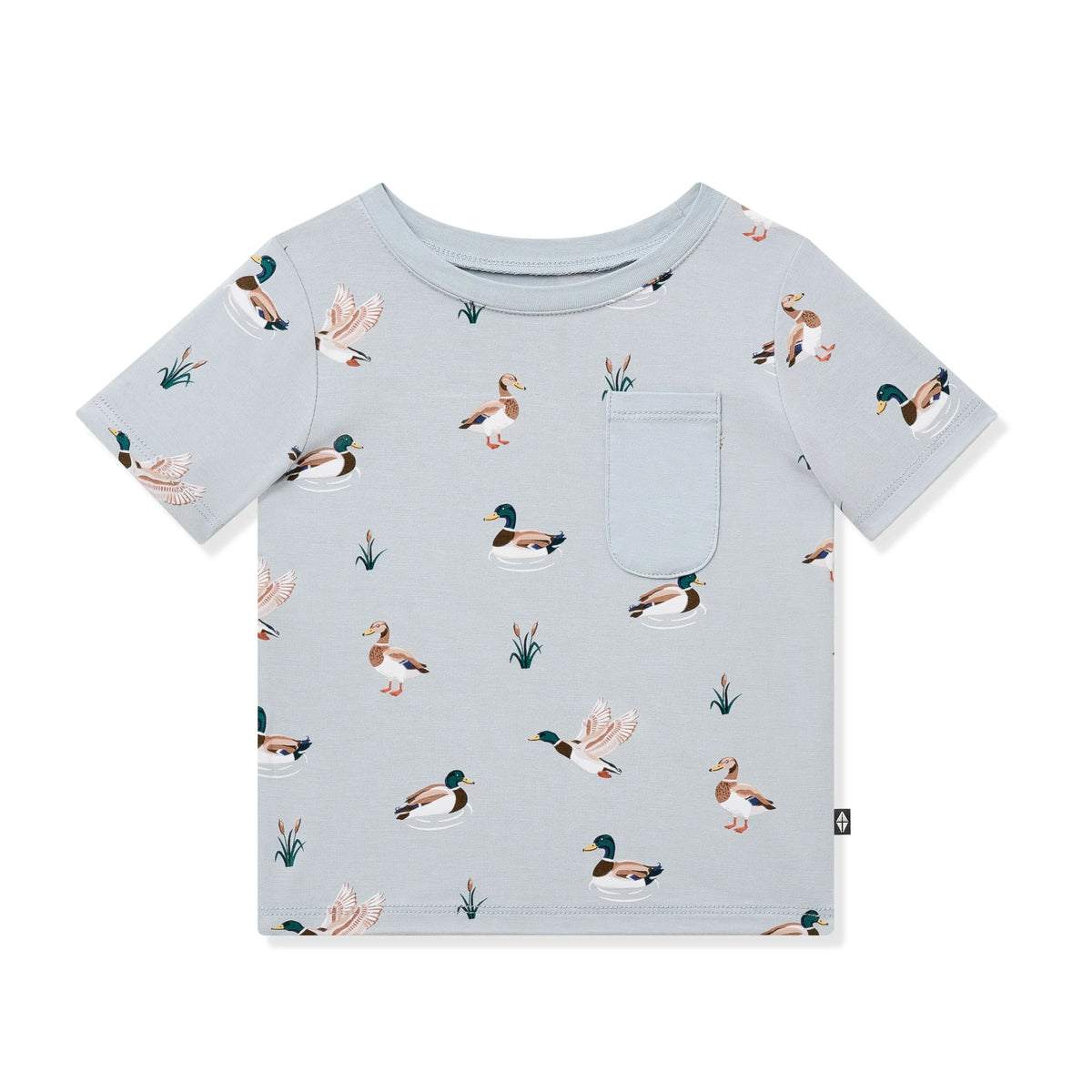 Toddler Crew Neck Tee in Mallard Duck