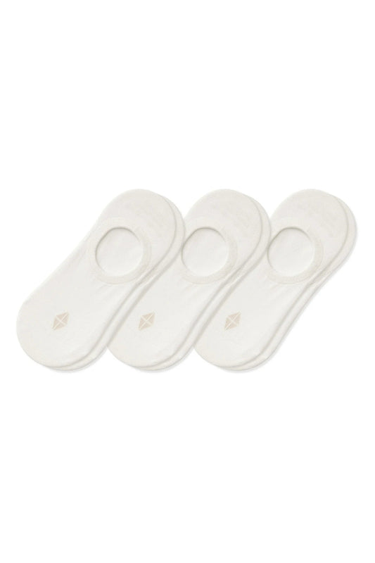 Women's No Show Socks 3-Pack in Cloud