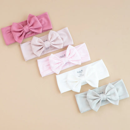 Bow Headband in Apple Blossom