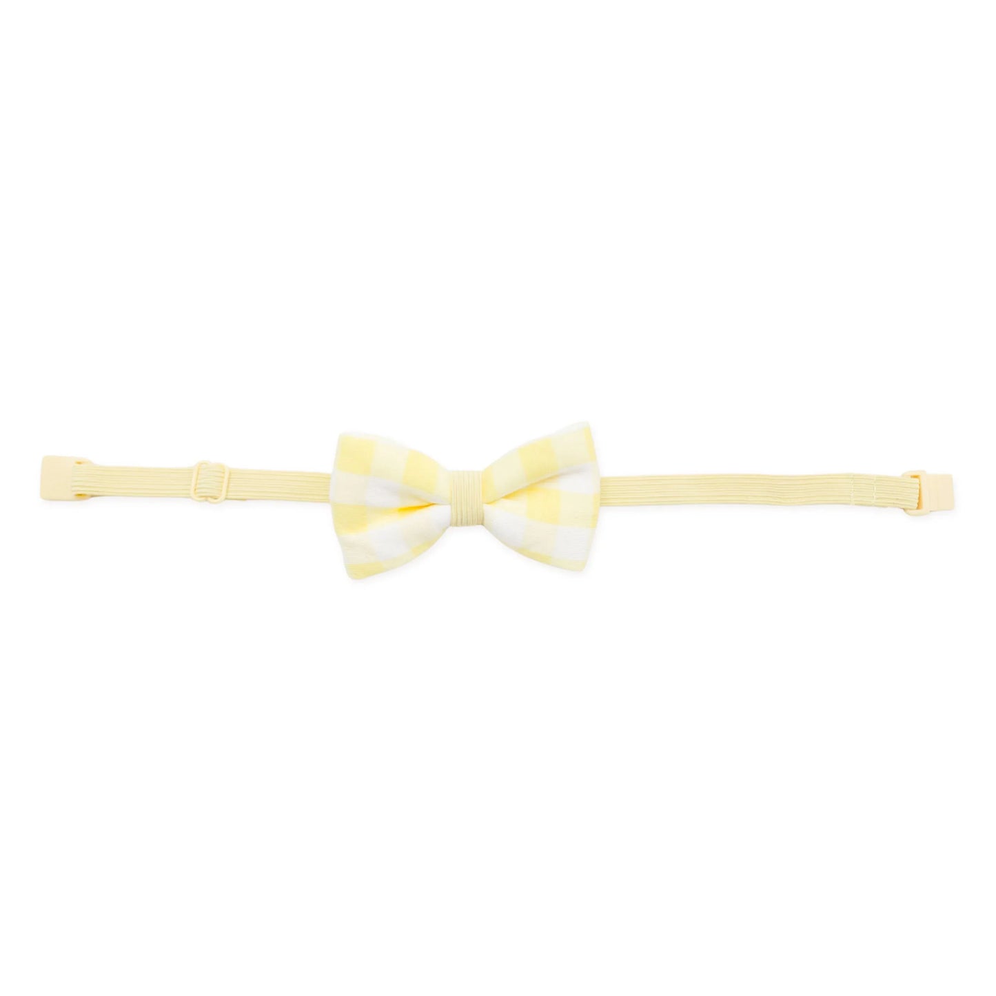 Bow Tie in Gingham Chamomile