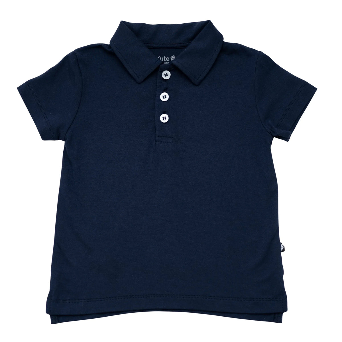 Toddler Short Sleeve Polo in Navy