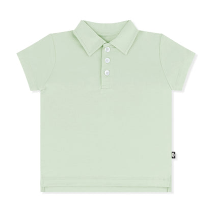 Toddler Short Sleeve Polo in Basil