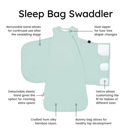 Sleep Bag Swaddler in Sage 1.0
