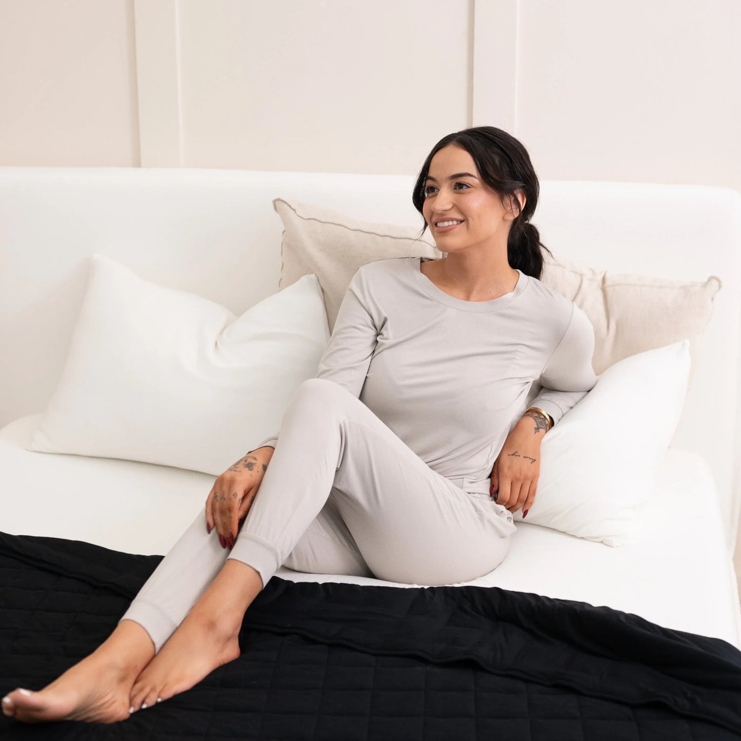 Adult Quilted Blanket in Midnight 2.5