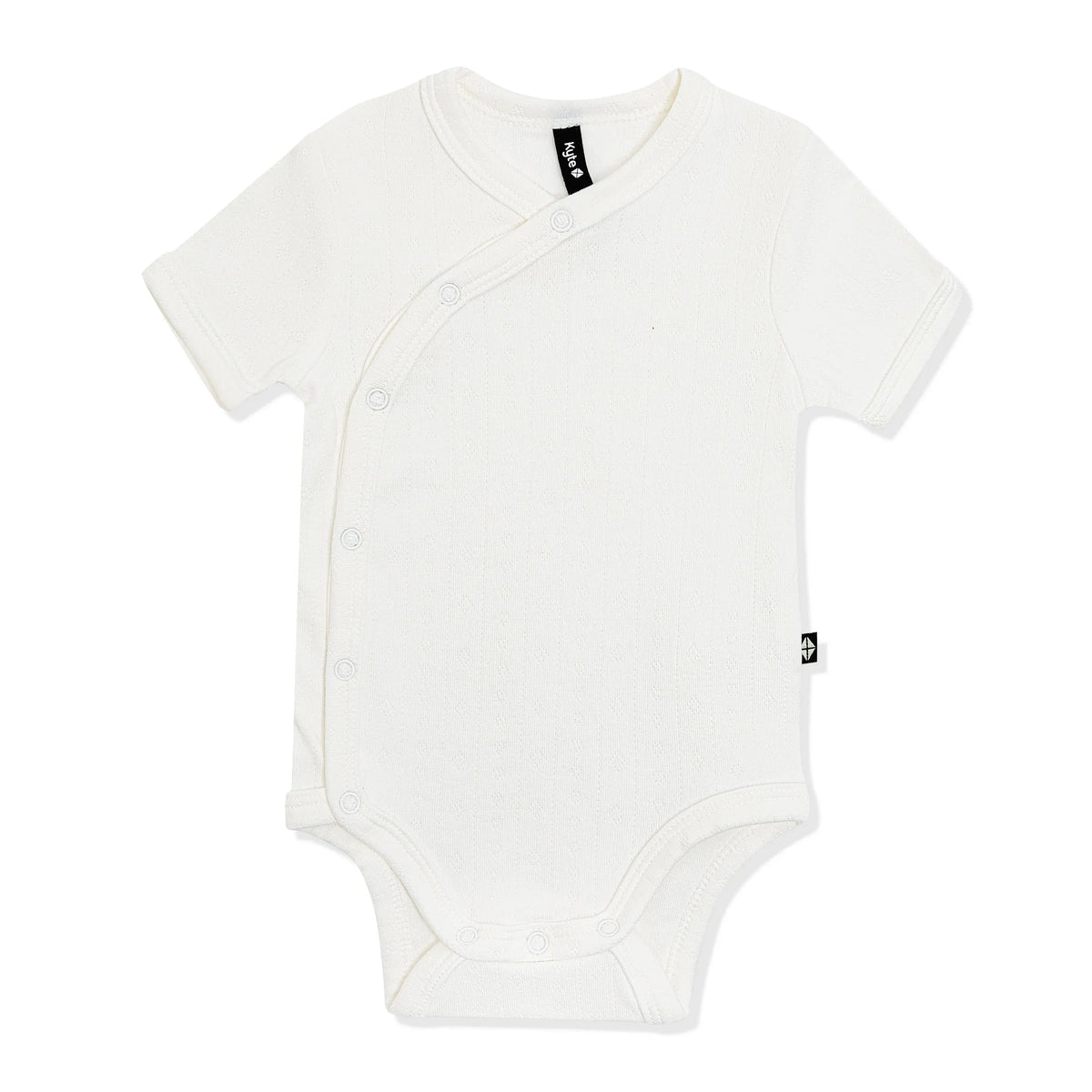 Pointelle Kimono Bodysuit in Cloud