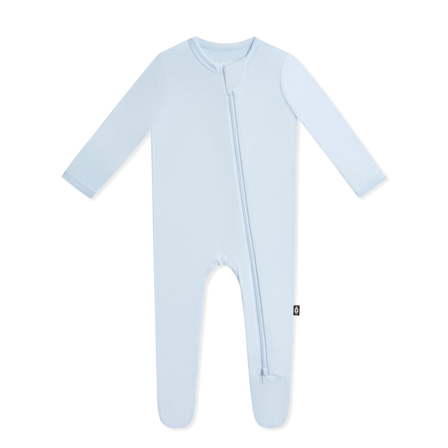 Zippered Footie in Breeze