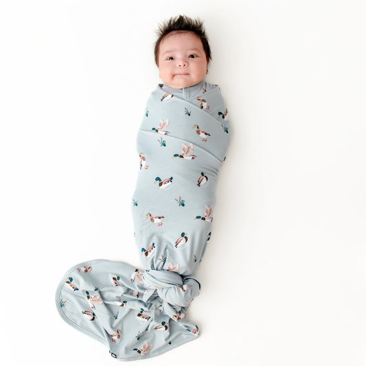 Swaddle Blanket in Mallard Duck
