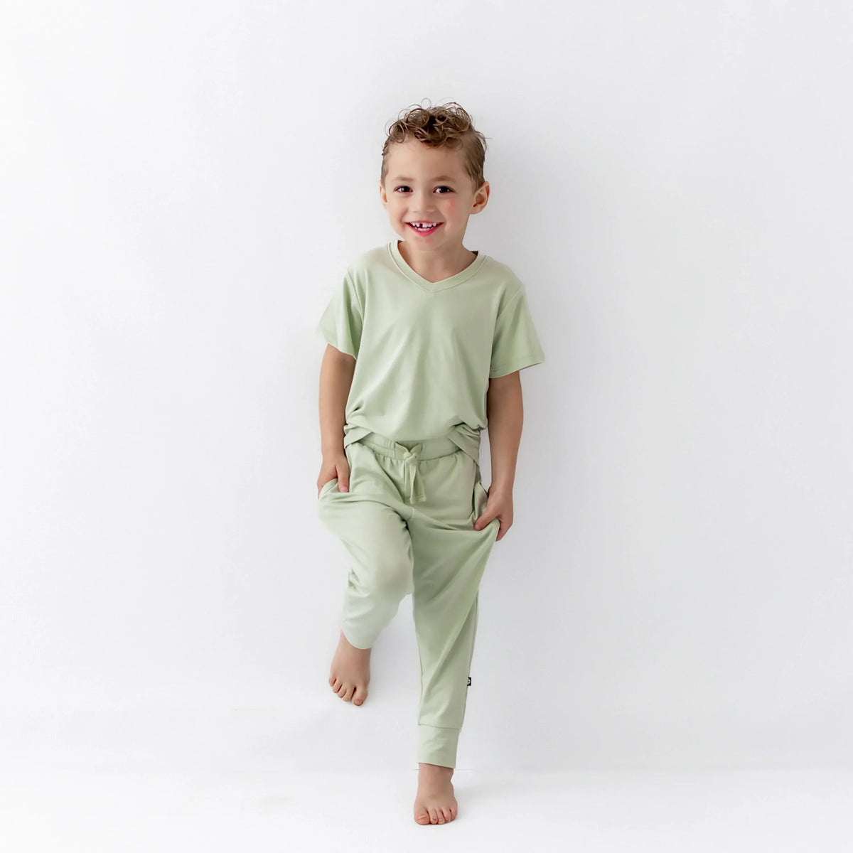 Toddler Jogger Pant in Basil