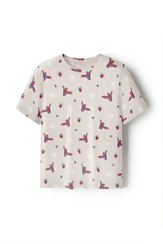 Men's Crew Neck Tee in Spider-Man