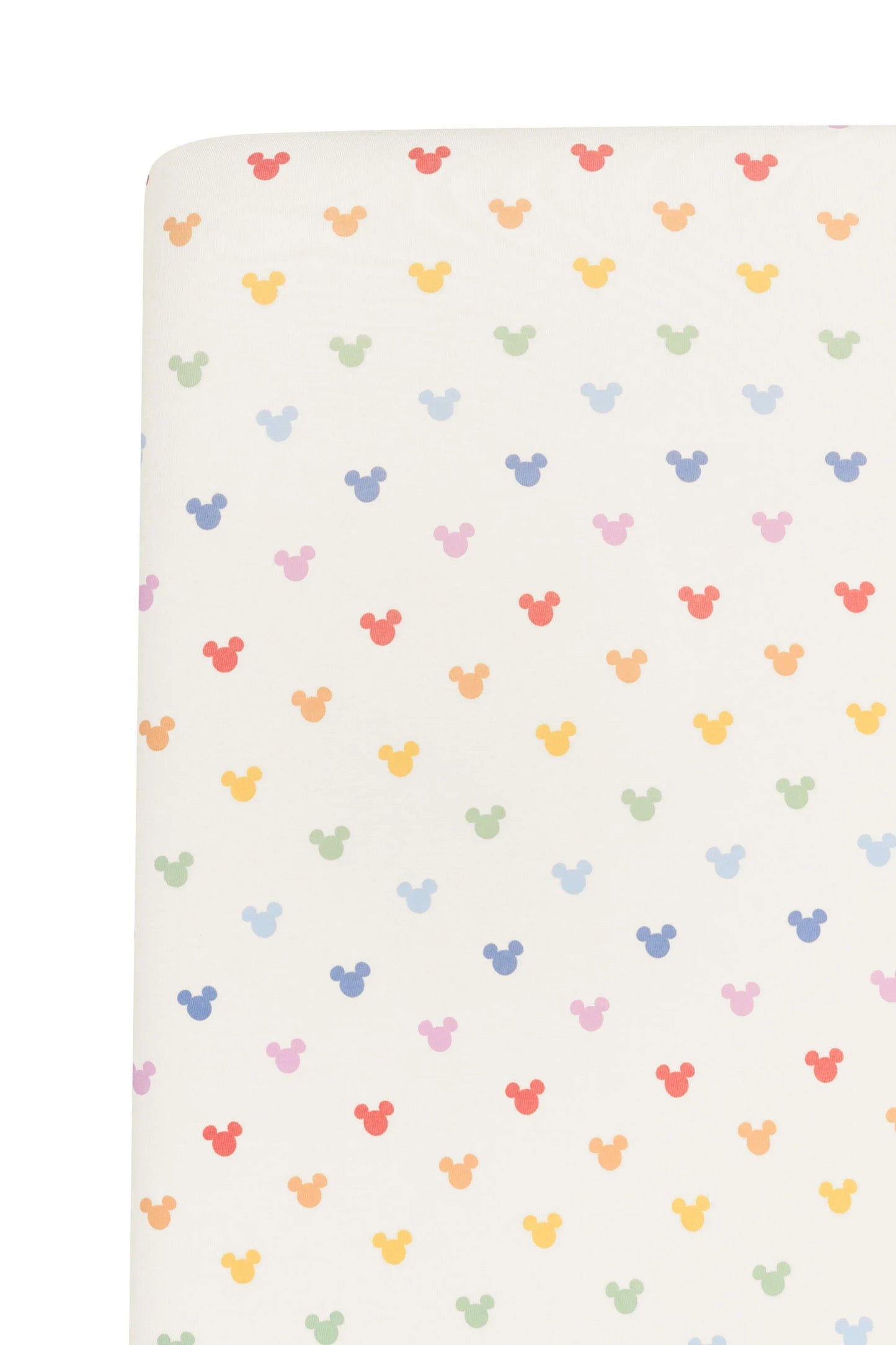 Crib Sheet in Pastel Mickey Mouse
