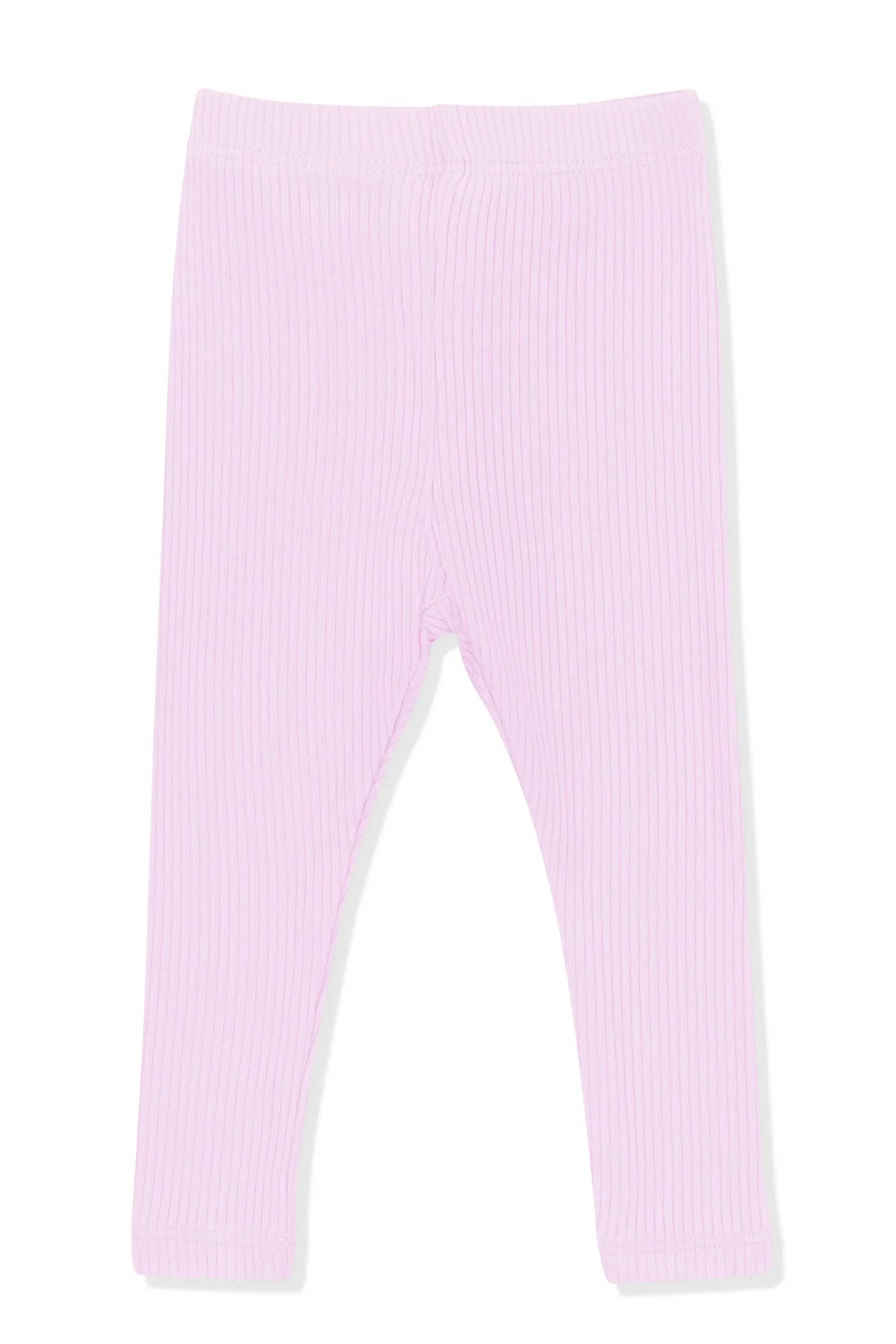 Ribbed Leggings in Thistle