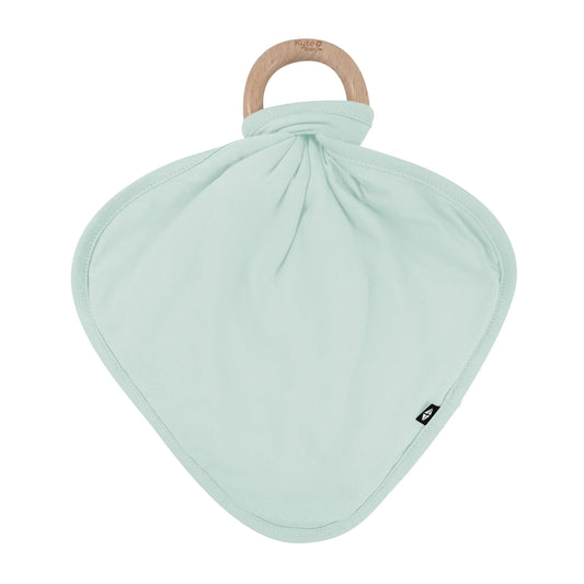 Lovey in Sage with Removable Wooden Teething Ring