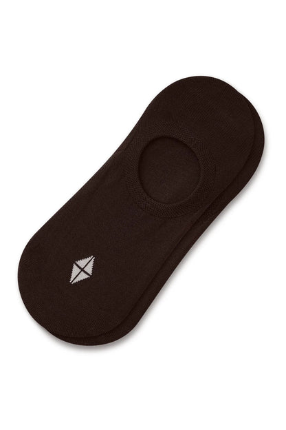 Women's No Show Socks 3-Pack in Cafe