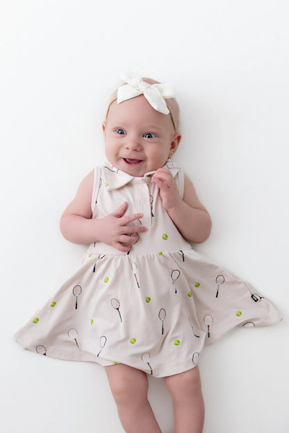 Polo Bodysuit Dress in Tennis