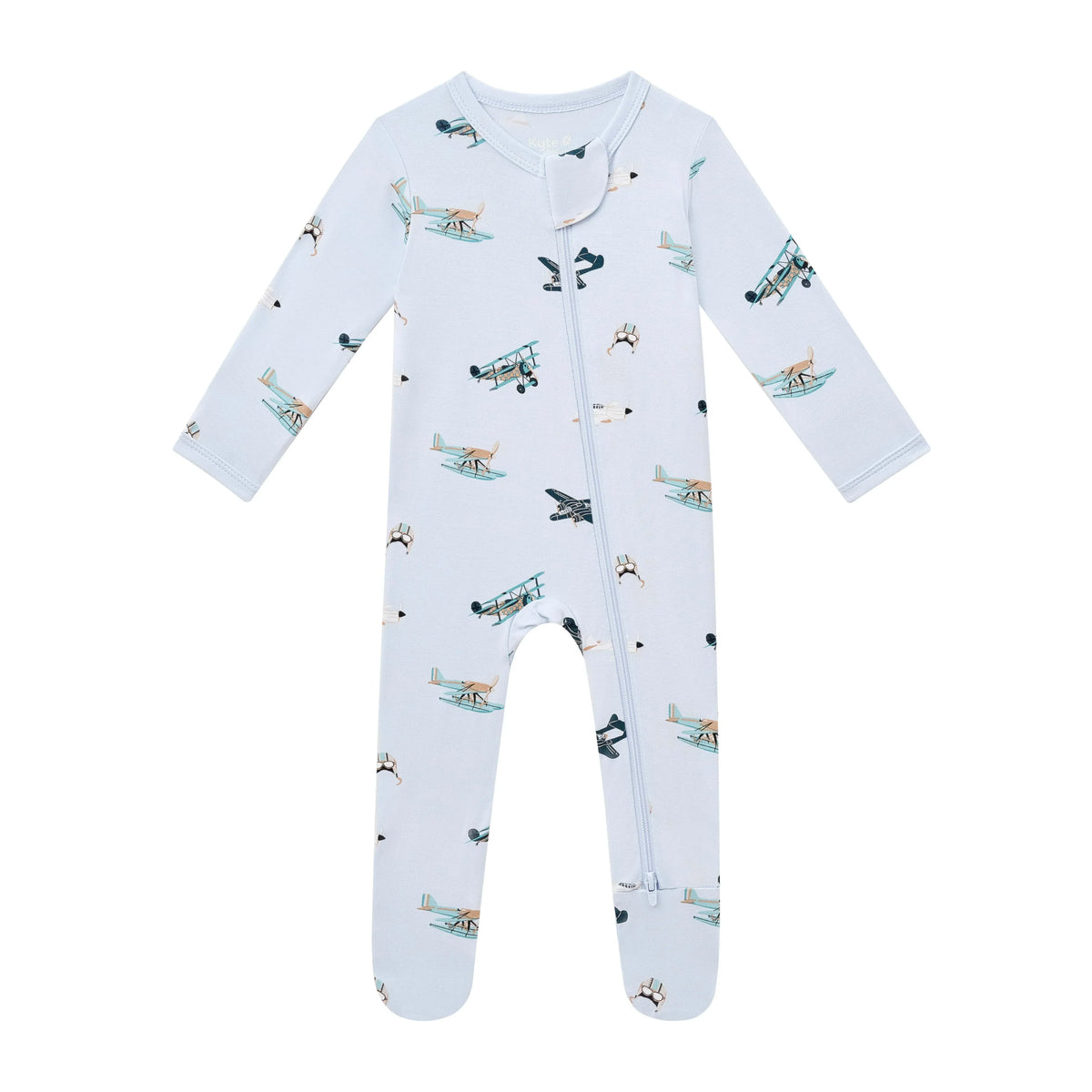 Zippered Footie in Take Off