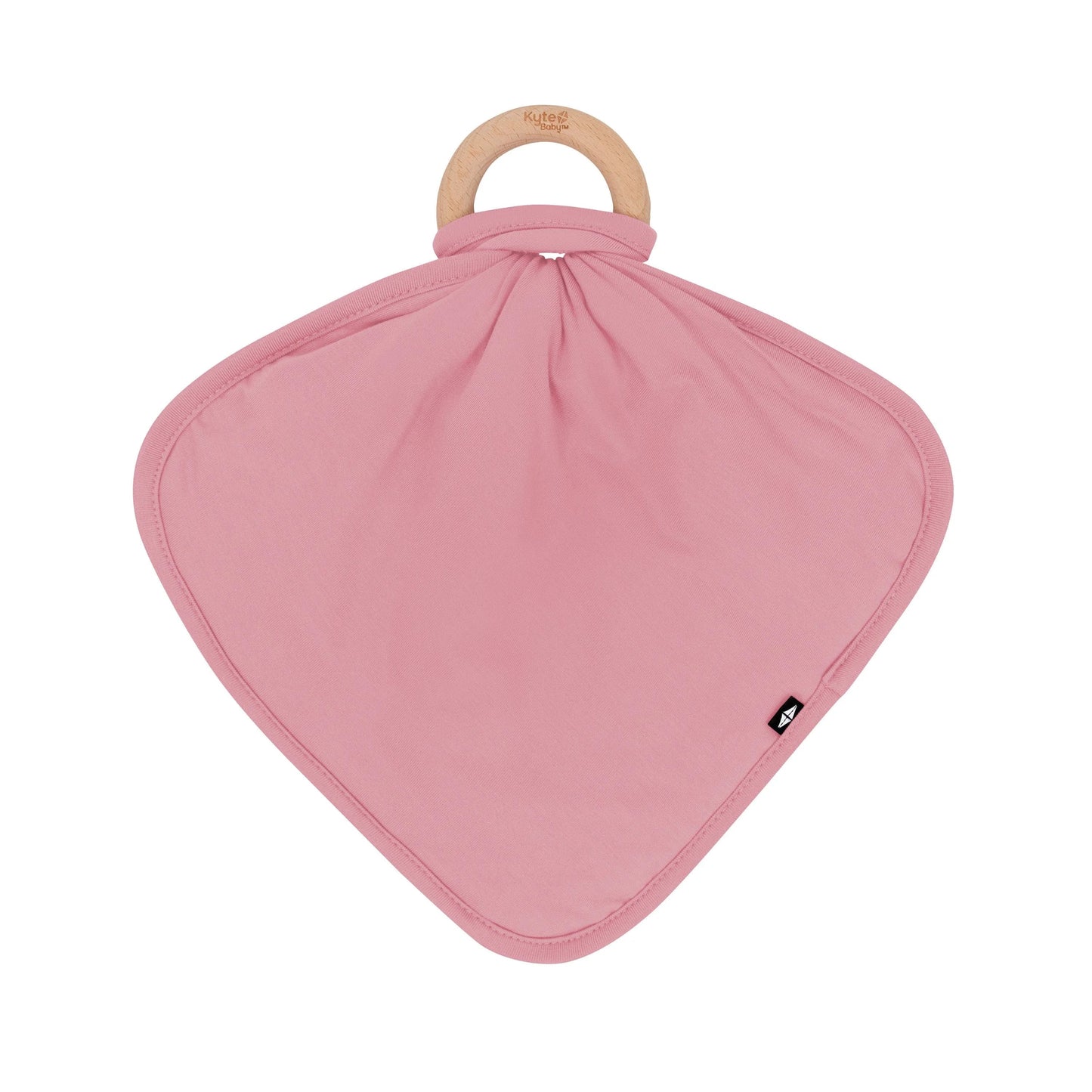 Lovey in Apple Blossom with Removable Wooden Teething Ring